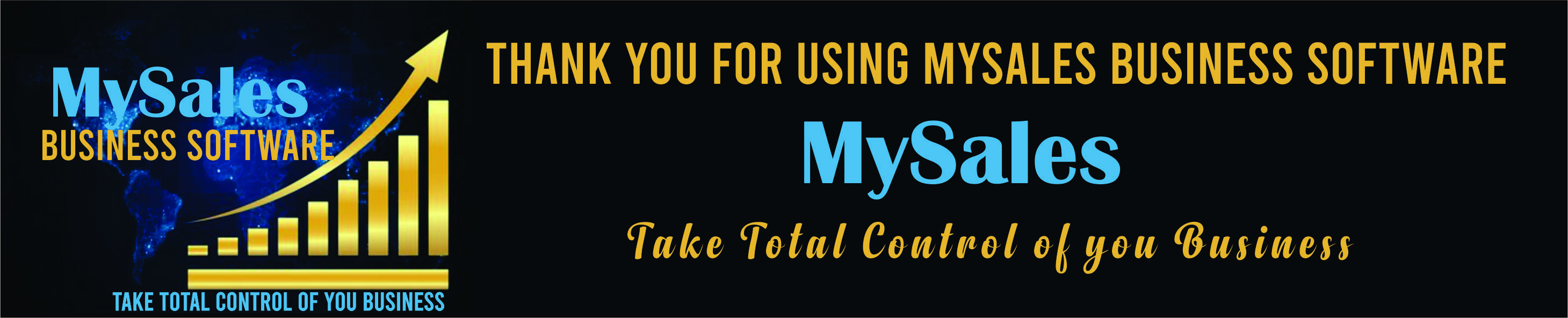 Thank You for using MySales Business Software